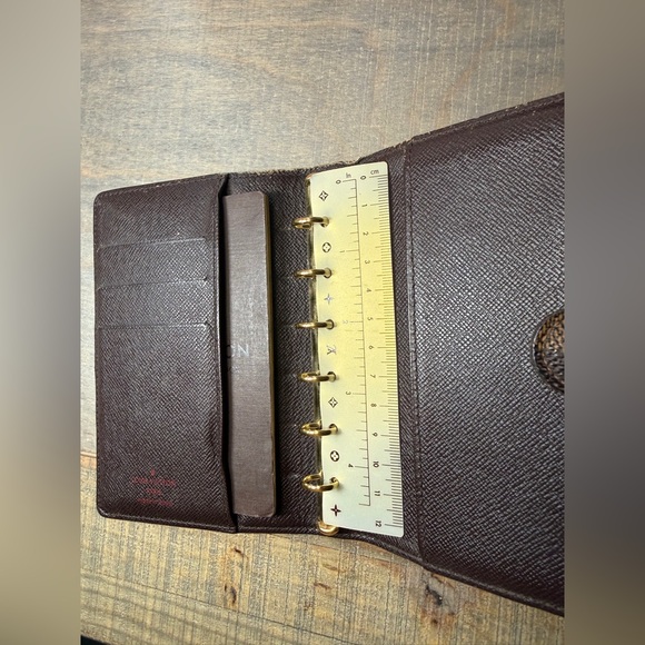 Louis Vuitton Brown Damier Ebene Notebook Cover with Snap - Picture 12 of 14